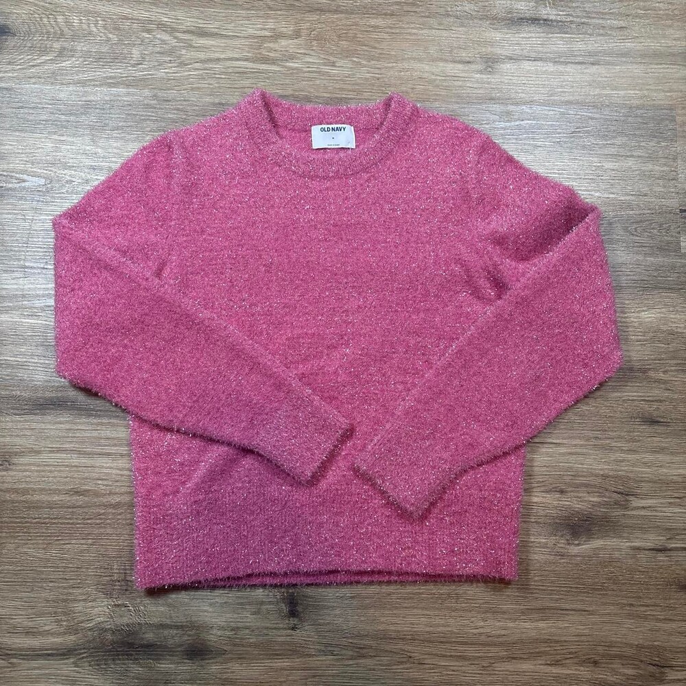 Old Navy Women's Pink and Red Jumper
